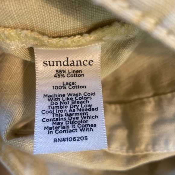 Sundance linen/cotton lace pants - Picture 7 of 7